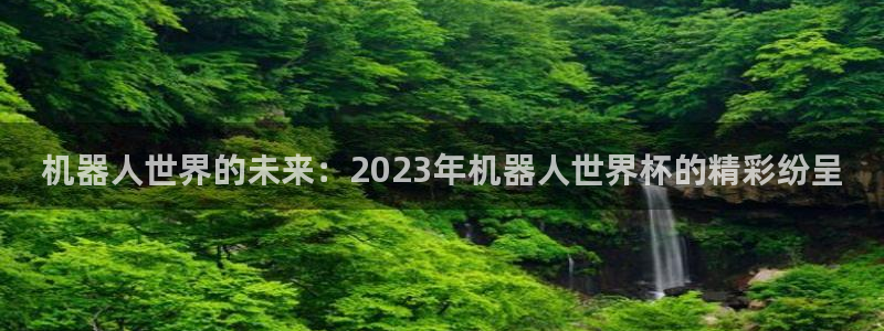 2026世界杯德国队阵容：机器人世界的未来：2023年机器人世界杯的精彩纷呈